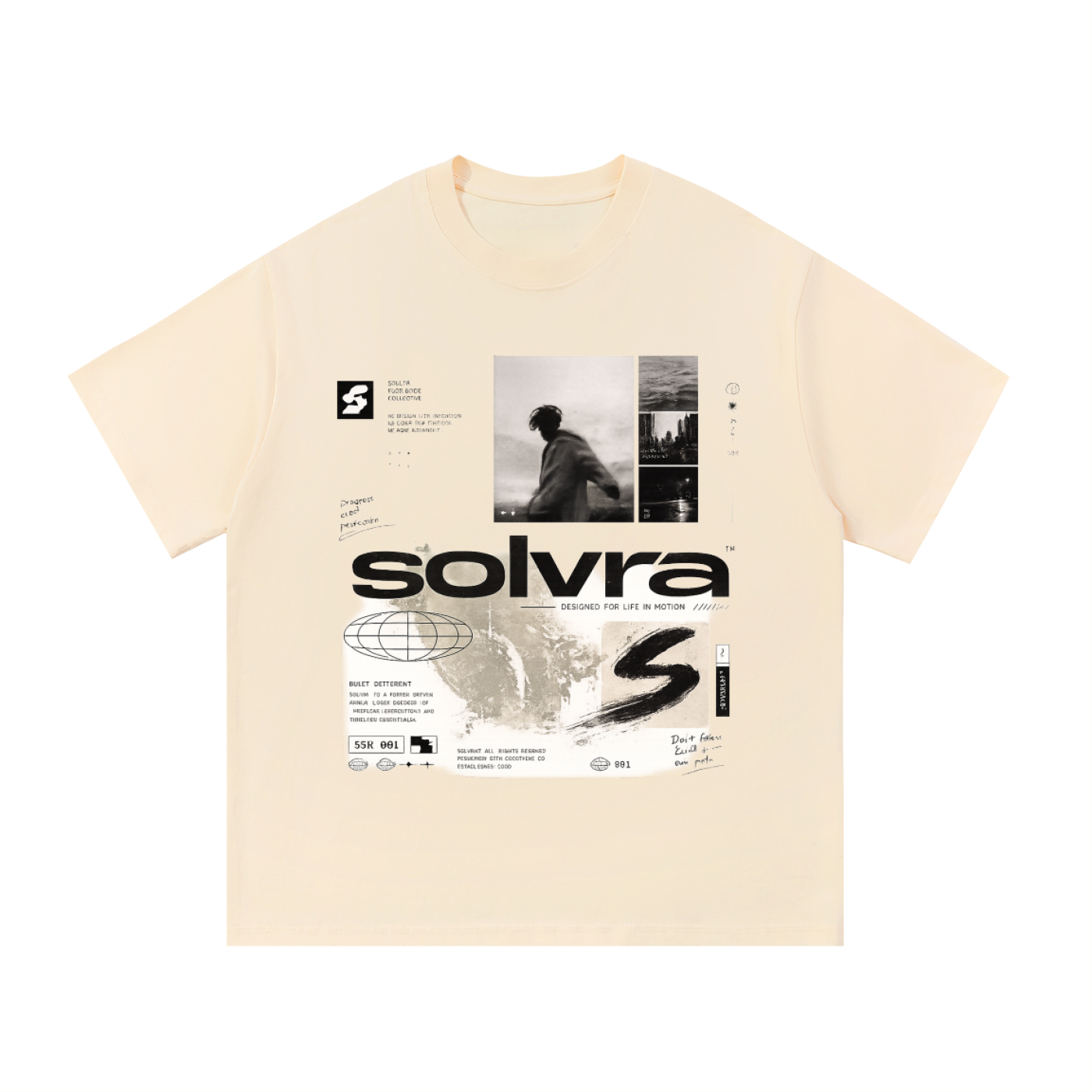SOLVRA Essential No. 001 Destinations Graphic Tee