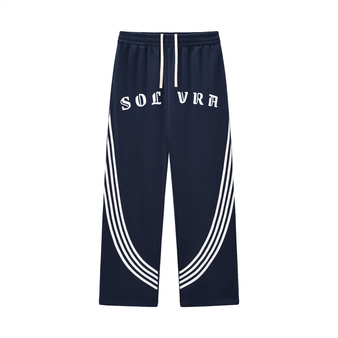 SOLVRA Grenz Race Stripe Baggy Sweatpants