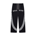 SOLVRA Grenz Race Stripe Baggy Sweatpants