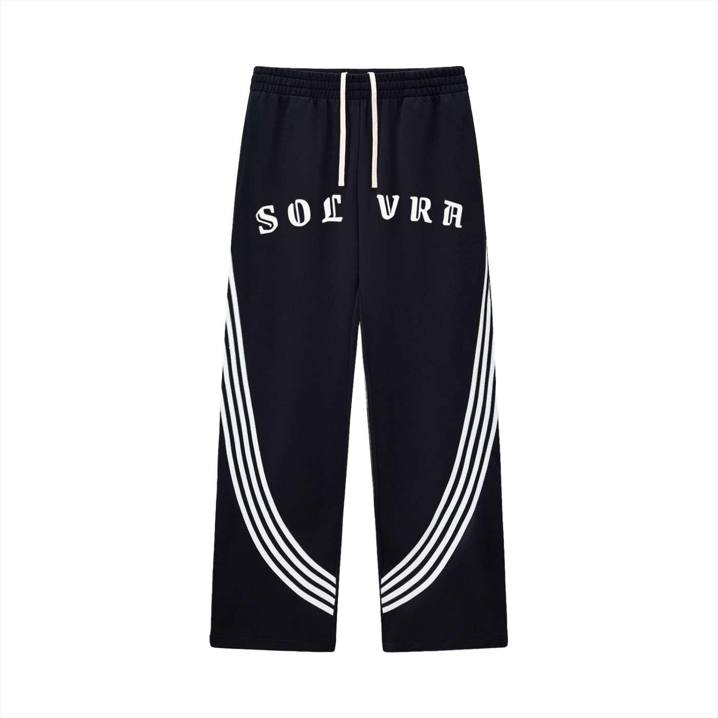 SOLVRA Grenz Race Stripe Baggy Sweatpants