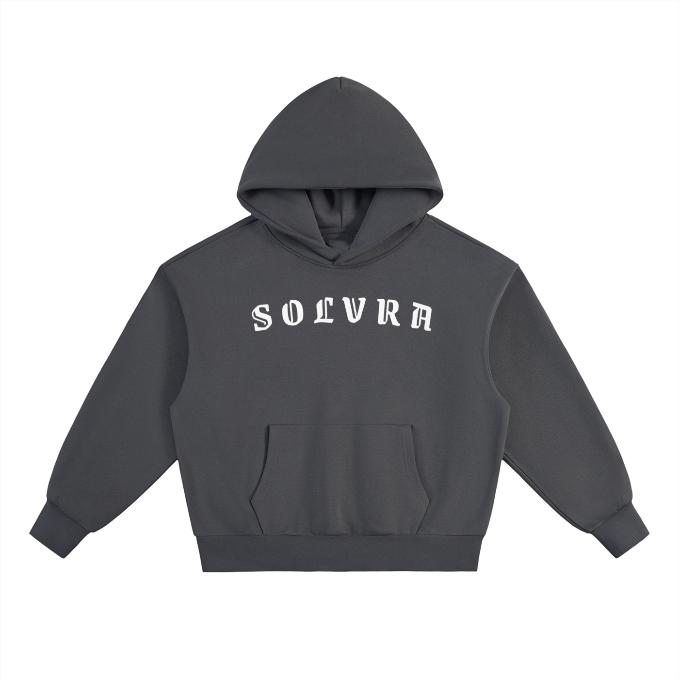 SOLVRA Mens Essential Hoodie Grenz