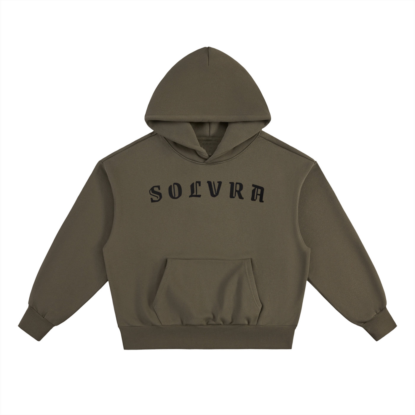 SOLVRA Mens Essential Hoodie Grenz