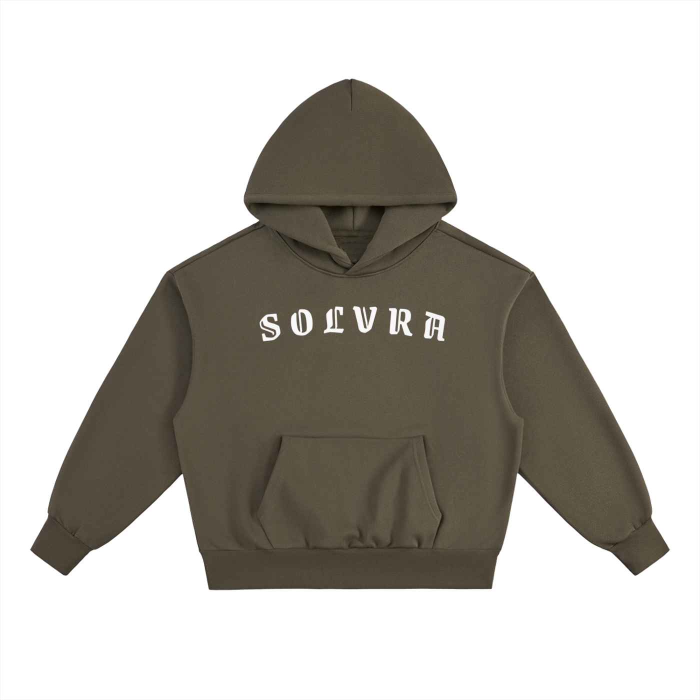 SOLVRA Mens Essential Hoodie Grenz
