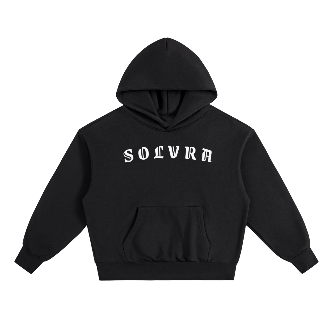 SOLVRA Mens Essential Hoodie Grenz