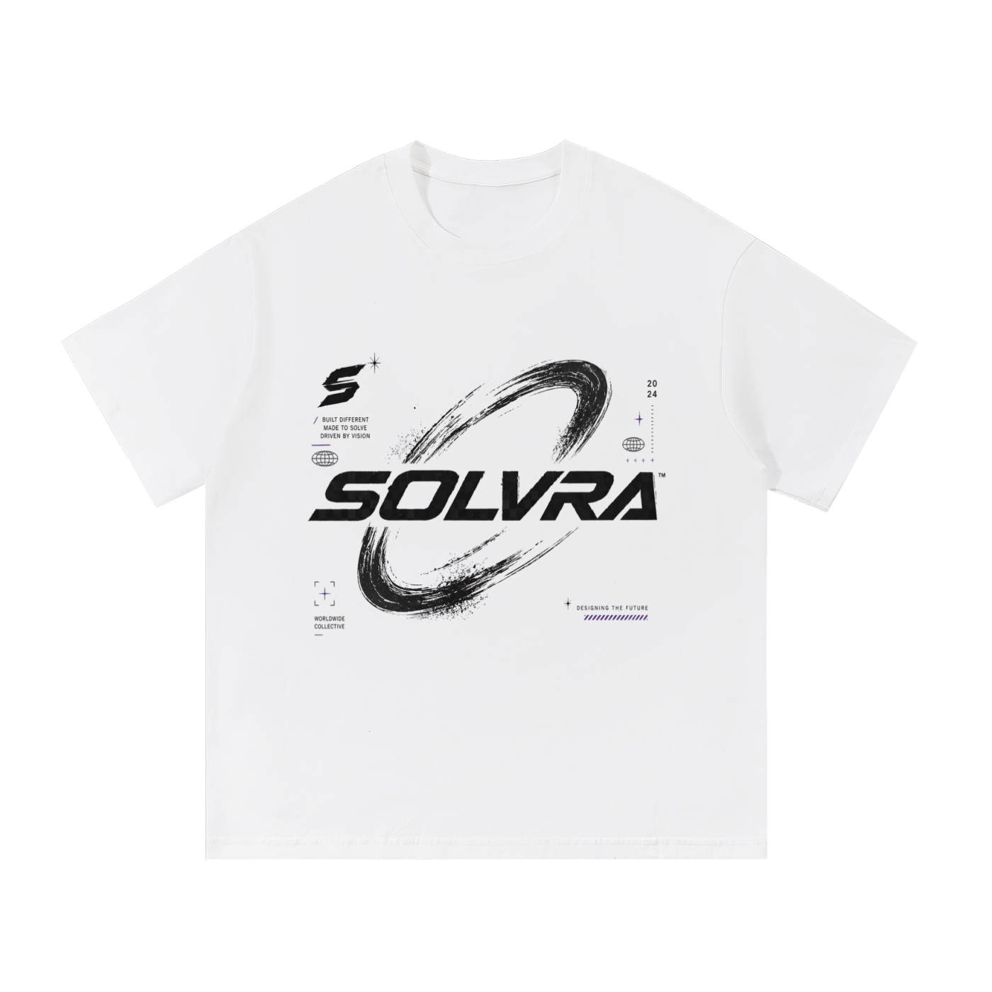 SOLVRA Essential No. 001 Galaxy Graphic Tee